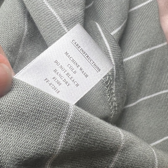 Free Fly sage and white striped women’s dress Size small - Picture 6 of 6